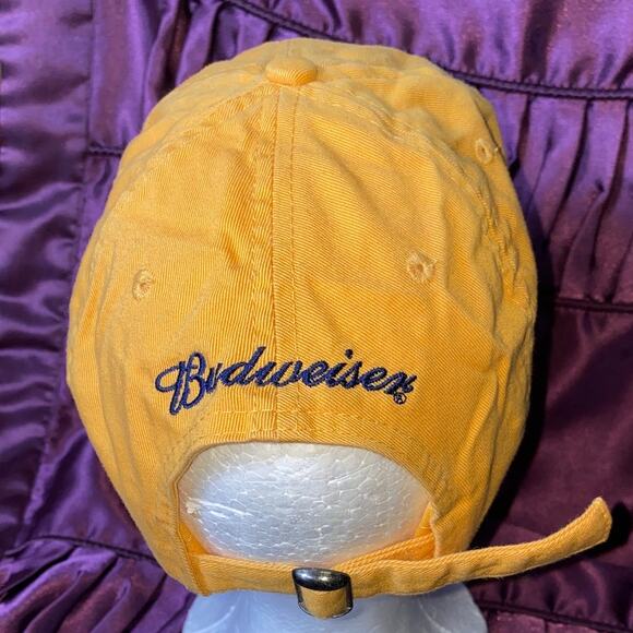 Vintage Budweiser Embroidered B Official Anheuser-Busch 100% Cotton Adjustable - Picture 8 of 13